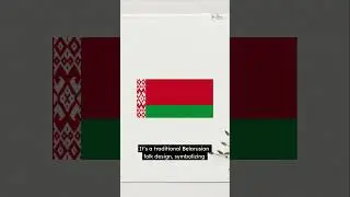The Flag of Belarus #Belarus #FlagsOfTheWorld #FlagFacts #GeographyShorts #Shorts #DidYouKnow