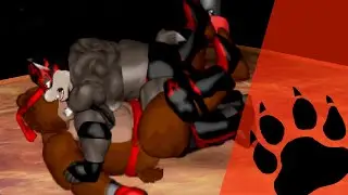 [Ryona] Outlaw Wolf Dominates Karate Bear