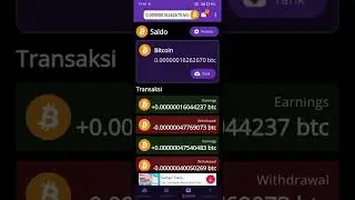 Cara withdraw bitcoin,Di aplikasi BTC Miner. #btc #btcminer #withdraw #bitcoin #tutorial #crypto
