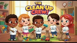 🎵 Clean up Crew   Fun Kids Song About Cleaning Up & Teamwork! 🧹✨