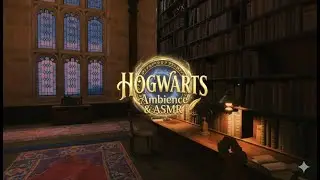 🔥ASMR Fireplace | Hogwarts Library... Restricted Section | 4K 2hr | Hogwarts A&A Series
