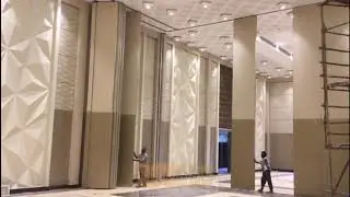 Modwal movable partition- 8 mtr height installation @ Pondicherry Convention Center