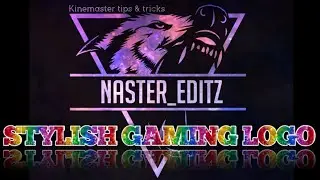 how to make a gaming logo like | pubg & free fire logo | Naster_editz-kinemaster tips & tricks