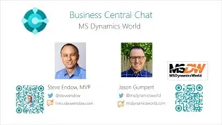 Business Central Chat: Steve speaks with Jason Gumpert about MS Dynamics World and Microsoft news&hellip;