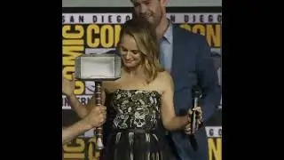Three years ago Natalie Portman first picked up Mjolnir at SDCC