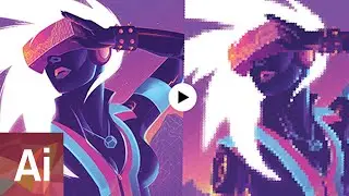 How To Use Vector Pixel Art Action Quick Tip