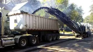 Vine Street Road Asphalt Milling in Kalamazoo, Michigan