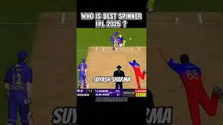 Who Is Best Spinner Is Ipl 2025 ? #shorts #ipl2025