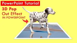 3D Pop-out Photo Effect in PowerPoint Tutorial 2016-2020 |
