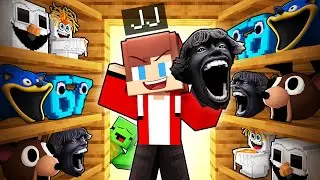 JJ BECAME ANY MOB to Troll Mikey in Minecraft (Maizen)