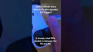 Does anyone know how to fix this Ps5 controller squeaky / rattle R2 button?
