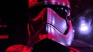 NEW Meet and Greet with TALKING Captain Phasma from Star Wars The Force Awakens, Disney Cruise
