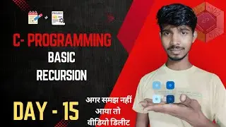 Day 15  Recursion in C Explained | Easy Tutorial for Beginners with Example