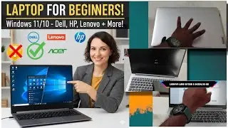 Как пользоваться ноутбуком для начинающих, Windows 10, 11, Dell, HP, Lenovo, Acer, Asus