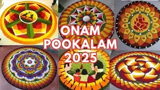 Latest Onam pookalam First Prize Variety Competition Floral Designs Onapookalam Athapookalam 2025