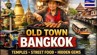Old Town Bangkok 🇹🇭 | Temples, Street Food & Hidden Gems You Must See