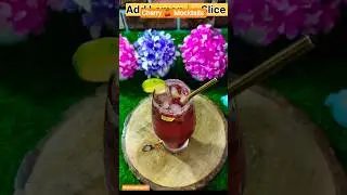 🍒 Refreshing Cherry Mocktail Recipe | Easy Summer Drink#shortvideo #ytshorts |Shahnazrecipe07