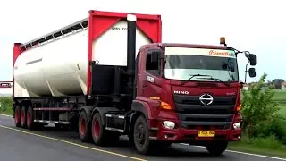 FULL JUMBO TANKER TRUCKS !! TRAILER TANKER TRUCK TRONTON HINO 500, ISUZU GIGA, QUESTER, FUSO, FOTON