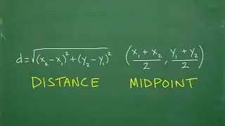 Distance Formula vs Mid-Point Formula