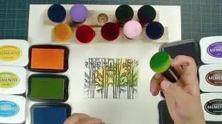 Local King Rubber Stamp tutorial #91 Magic mushrooms VS bamboo jungle