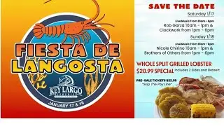 Lobster Fest in The Florida Keys-Fiesta de Langosta -Key Largo #lobster #festival #fiesta #langosta