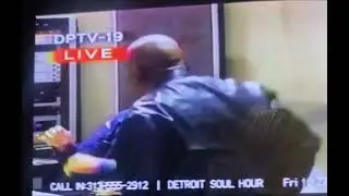 Detroit man crash out over Anita Baker call in prank on live public access channel. 