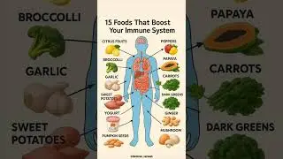 Foods to Boost Your Immune System Naturally | Immunity Tips #healthyeating #healthylifestyle #diet