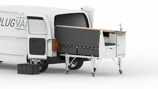 Camper Ausbau f&uuml;r Kleintransporter in 5 Minuten | VW T6.1 | Modulare Van Conversion
