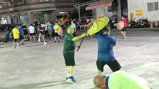 2025/10/20 台南市永康區大灣國聖宮 - 金獅陣 - 夜間訓練 part2           #永康大灣國聖宮乙巳年五朝謝恩祈安建醮大典         #大灣國聖宮金獅陣