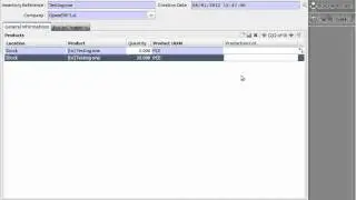 Inventory with production lot and without production lot 6.1 case: (577198)
