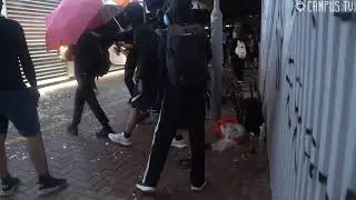 Molotov Cocktail Thrown Into Bank in Hong Kong as Protests Intensify
