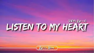LISTEN TO MY HEART (With Lyrics) | Romantic Sunset Love Song 2026 - LyriCa Bloom