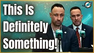 Hafley Said Something SURPRISING In The Miami Dolphins Press Conference