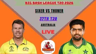 LIVE: SIXER  vs THUNDER Today Match | Big Bash League 2026 | Urdu Commentary and Scores.