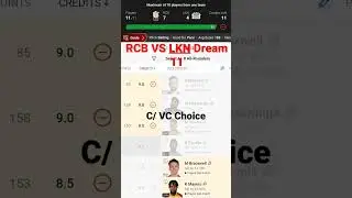 RCB vs LKN Dream 11 RCB vs LKN Dream prediction Dream 11 RCB vs LKN Must Cuption