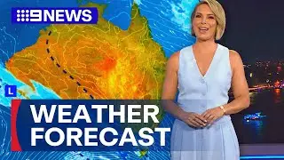 Australia Weather Update: Warm and windy conditions return to the southern ranges | 9 News Australia