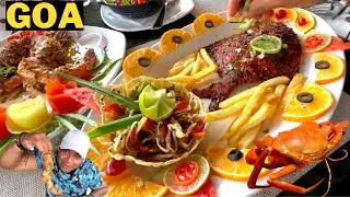 Amazing fresh seafood candolim beach goa curry house/chicken maharaja/tawa masala pomfret/tigerprawn