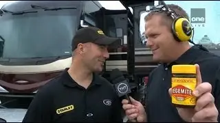 2012 NSCS - Michigan 400 - Marcos Ambrose Vegemite Interview [HD]