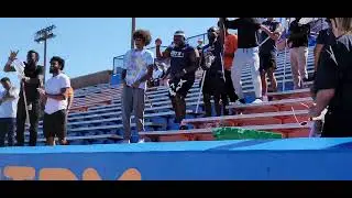 VSU vs. Shaw (Men's LaCrosse Team Showing Support at end of game)