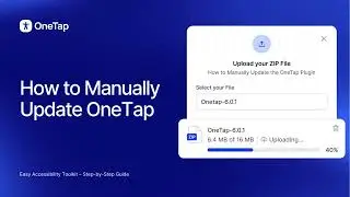 How to Manually Update the OneTap Plugin (WordPress Quick Guide)