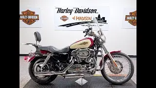 2007 SPORTSTER XL1200C CUSTOM BURGUNDY CREME GOLD PEARL 445127