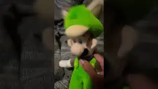 Asian Luigi rapping #plush #marioplush #rap #funny #trending #memes