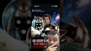 Joe Kerry cast as Nova in the MCU? #joekeery #mcu #strangerthings #marvel el