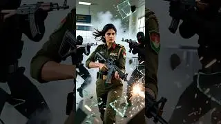 She Risked Her Life to Stop the Terrorists at the Airport | #ai #army