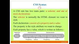 What is Cascading Style Sheet (CSS) (introduction to CSS)