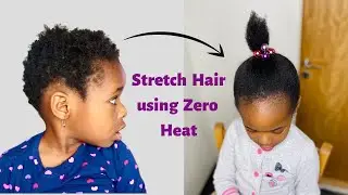 Zero Heat Used..Stretch Your 4C Hair With Zero Heat. Amazing Result
