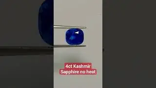 Kashmir Sapphire 4ct, no heat , beautiful colour, #gemstone #gemcollection #preciousgems