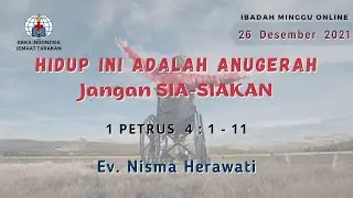 Teleibadah Umum GKKA INDONESIA Jemaat Tarakan - Minggu, 26 Desember 2021