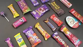Satisfying Asmr video of chocolates 🍫🍫🍭