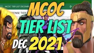 MCOC Tier List 2021 | Best Champions in Marvel Contest of Champions | December 2021
